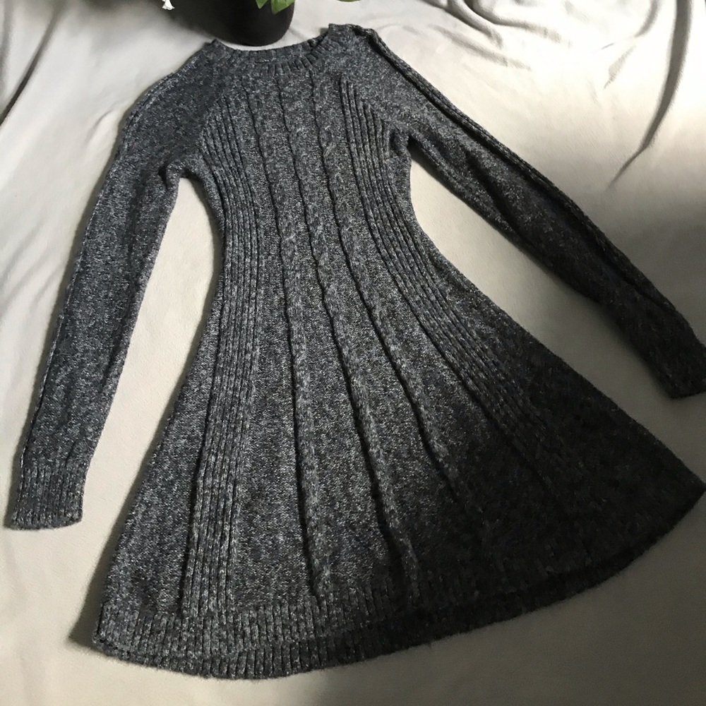 Hollister Dark Grey Sweater Dress!